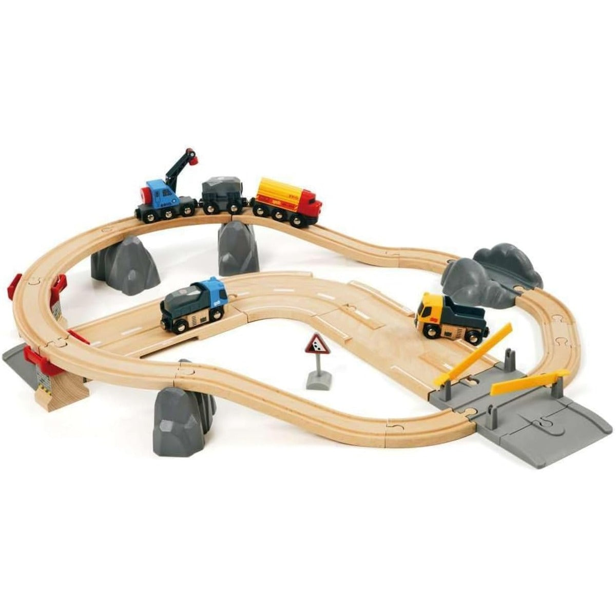 Rail & Road Quarry Set by BRIO — image 3