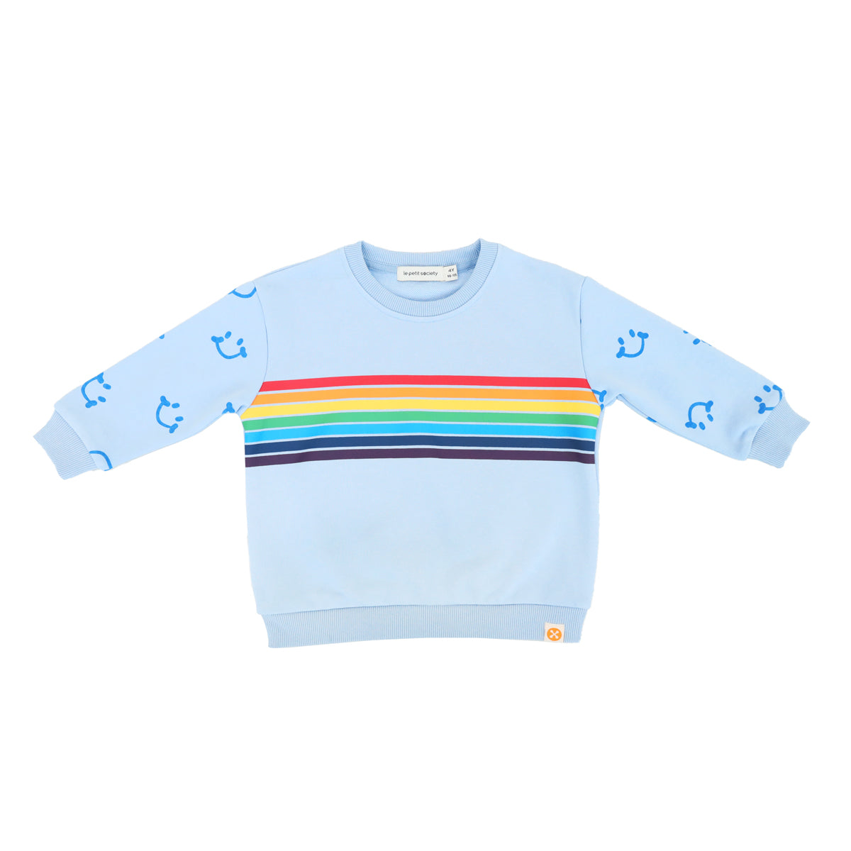 Rainbow Series - Pullover in Baby Blue by Le Petit Society — image 3