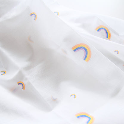 Baby Organic Swaddle in Rainbow by Le Petit Society — image 5