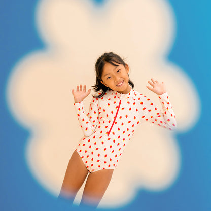 Rash Suit in Strawberry Print by Le Petit Society — image 13