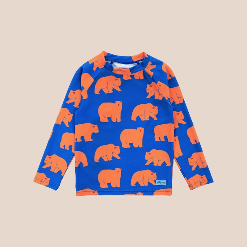Rash Swim Top in Bear Print by Le Petit Society — image 9