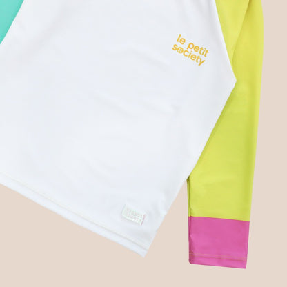Rash Swim Top in Colour Pop by Le Petit Society — image 2
