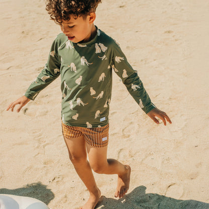 Rash Top in Leopard Print by Le Petit Society — image 5