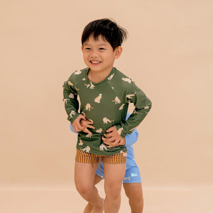 Rash Top in Leopard Print by Le Petit Society — image 4