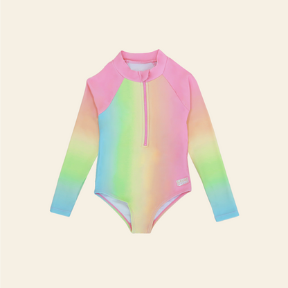 Rash Swimsuit in Rainbow Gradient by Le Petit Society — image 2