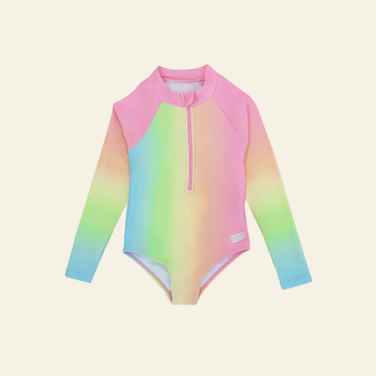 Rash Swimsuit in Rainbow Gradient by Le Petit Society — image 2