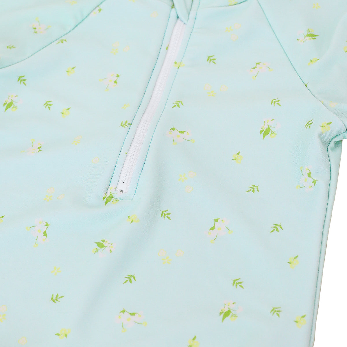 Rash Suit in Mint Floral Print by Le Petit Society — image 2