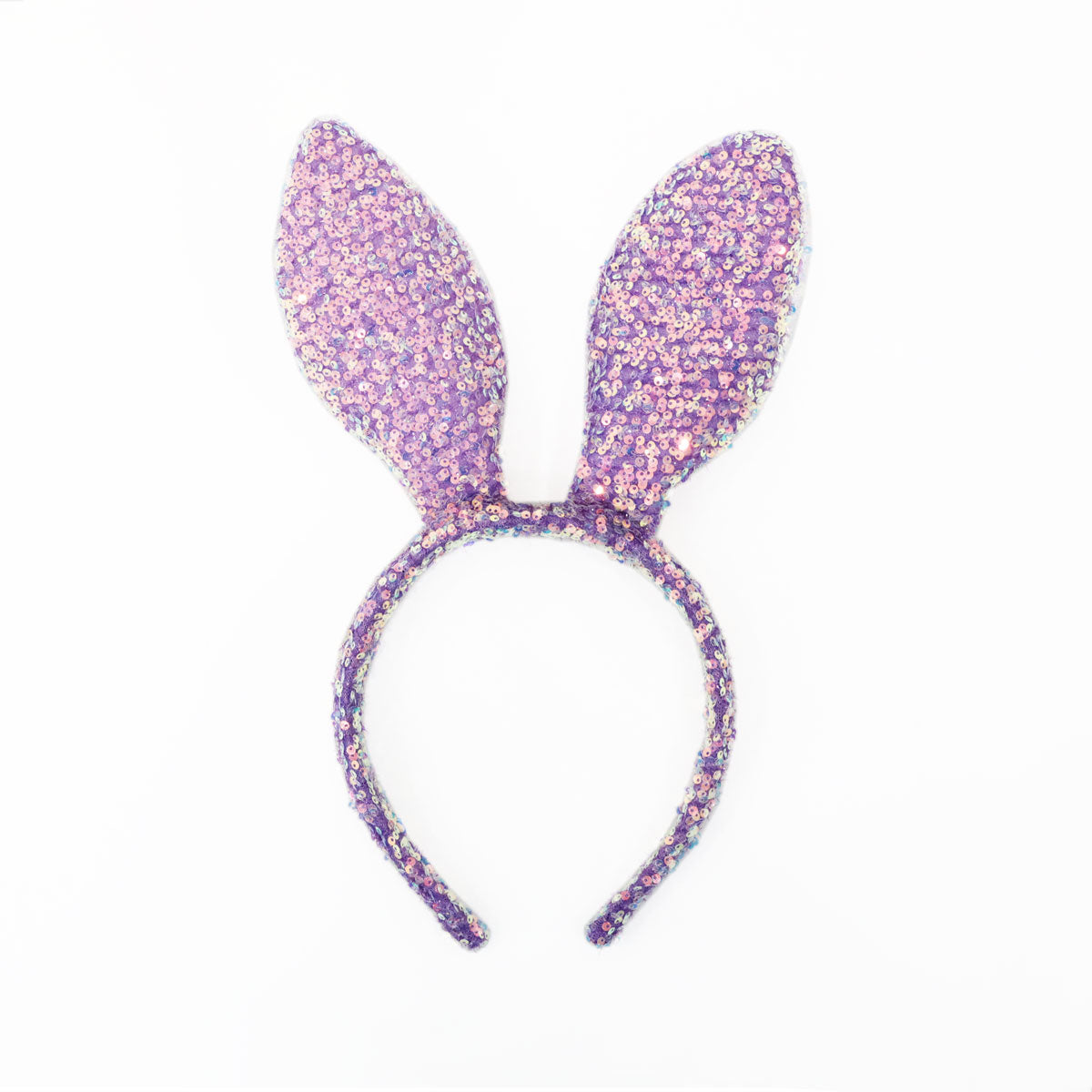 *New* Sequin Bunny Headband in Purple by Le Petit Society — image 4
