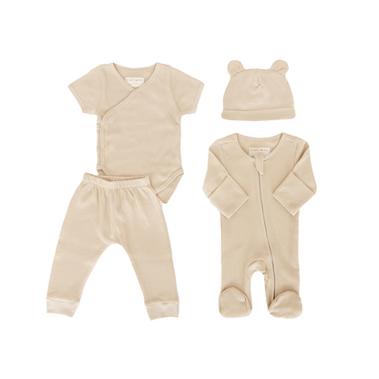 Baby Organic Essentials Set in Beige by Le Petit Society — image 16