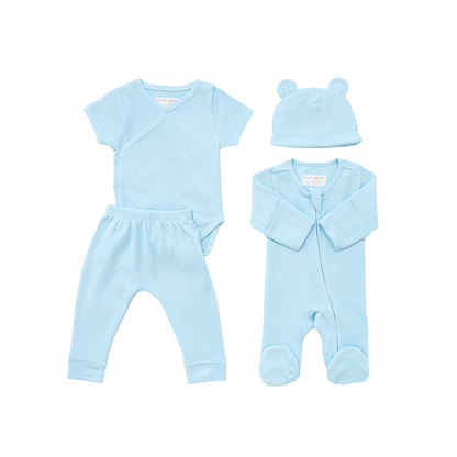 Baby Organic Essentials Set in Blue by Le Petit Society — image 13