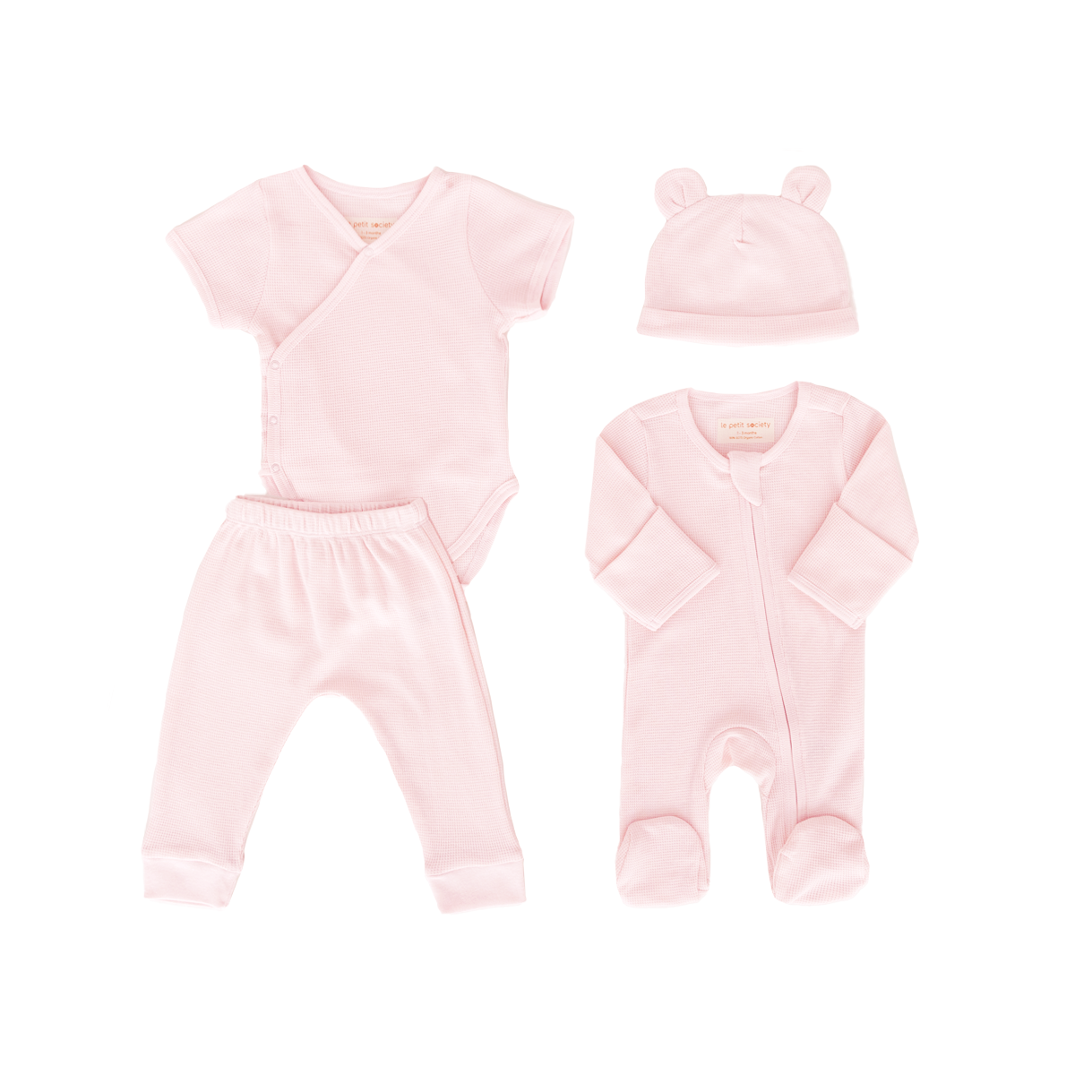 Baby Organic Essentials Set in Pink by Le Petit Society — image 14