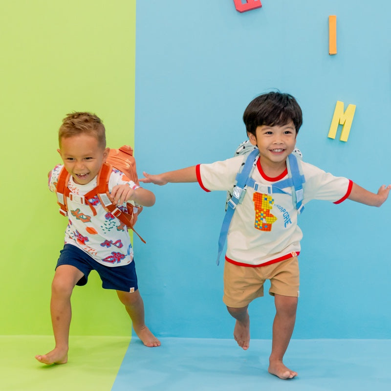 A Singapore Series - Merlion Kids Tee in Yellow by Le Petit Society — image 5