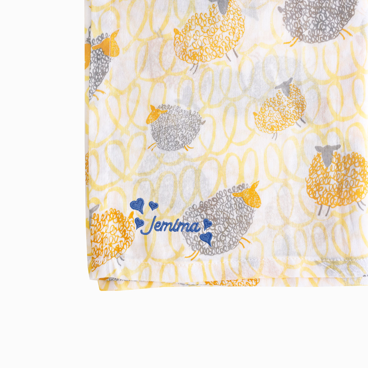 Baby Organic Swaddle in Sheep by Le Petit Society — image 8