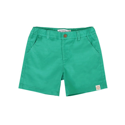 Bermuda Shorts with Adjustable Waistband in Jade by Le Petit Society — image 8