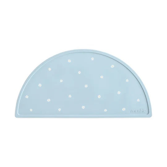 Silicone Mat in White Daisy by Mushie
