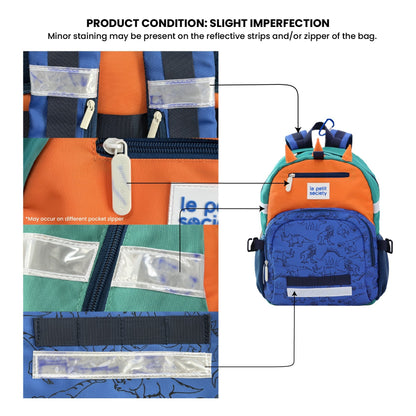 LPS Single Pocket Backpack and Lunch Bag Bundle - Dino