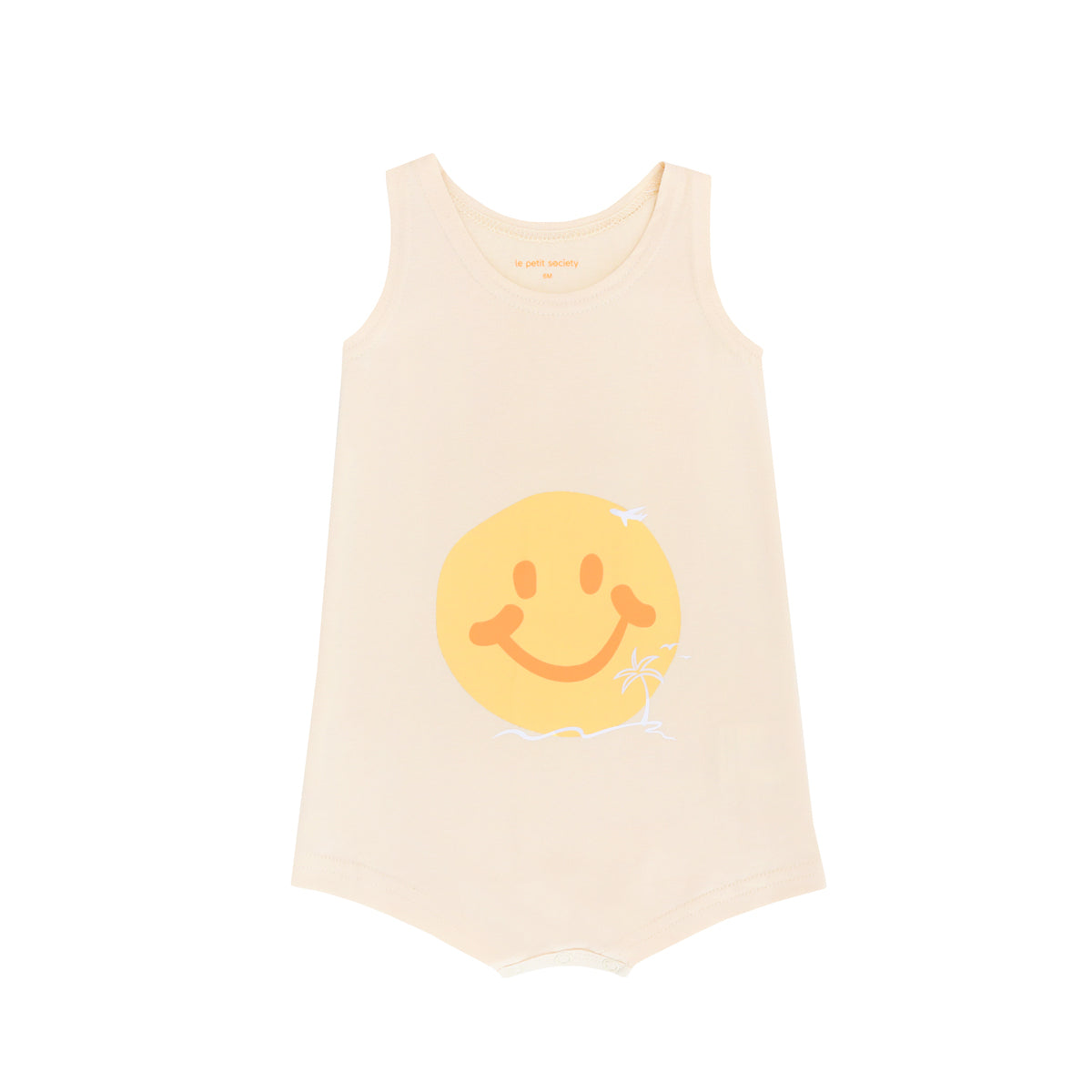 Resort Series in Baby Smiley Romper by Le Petit Society — image 2
