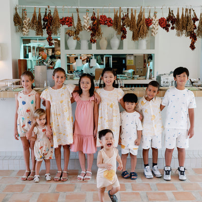 Resort Series in Baby Smiley Romper by Le Petit Society — image 4