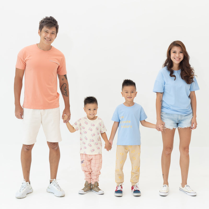 Made For Play - Kids Jogger Pants in Smiley Print by Le Petit Society — image 7