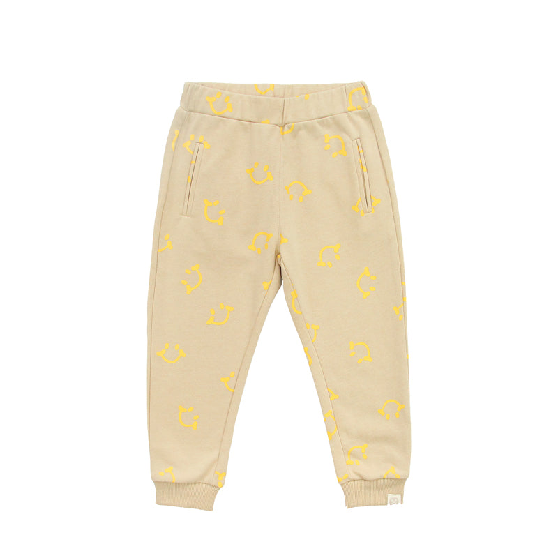 Made For Play - Kids Jogger Pants in Smiley Print by Le Petit Society — image 8