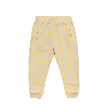 Made For Play - Kids Jogger Pants in Smiley Print by Le Petit Society — image 8