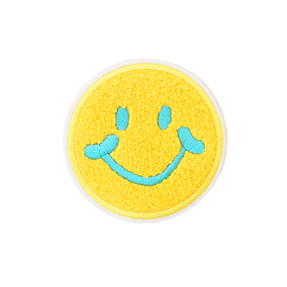 Smiley face velcro patch by Le Petit Society