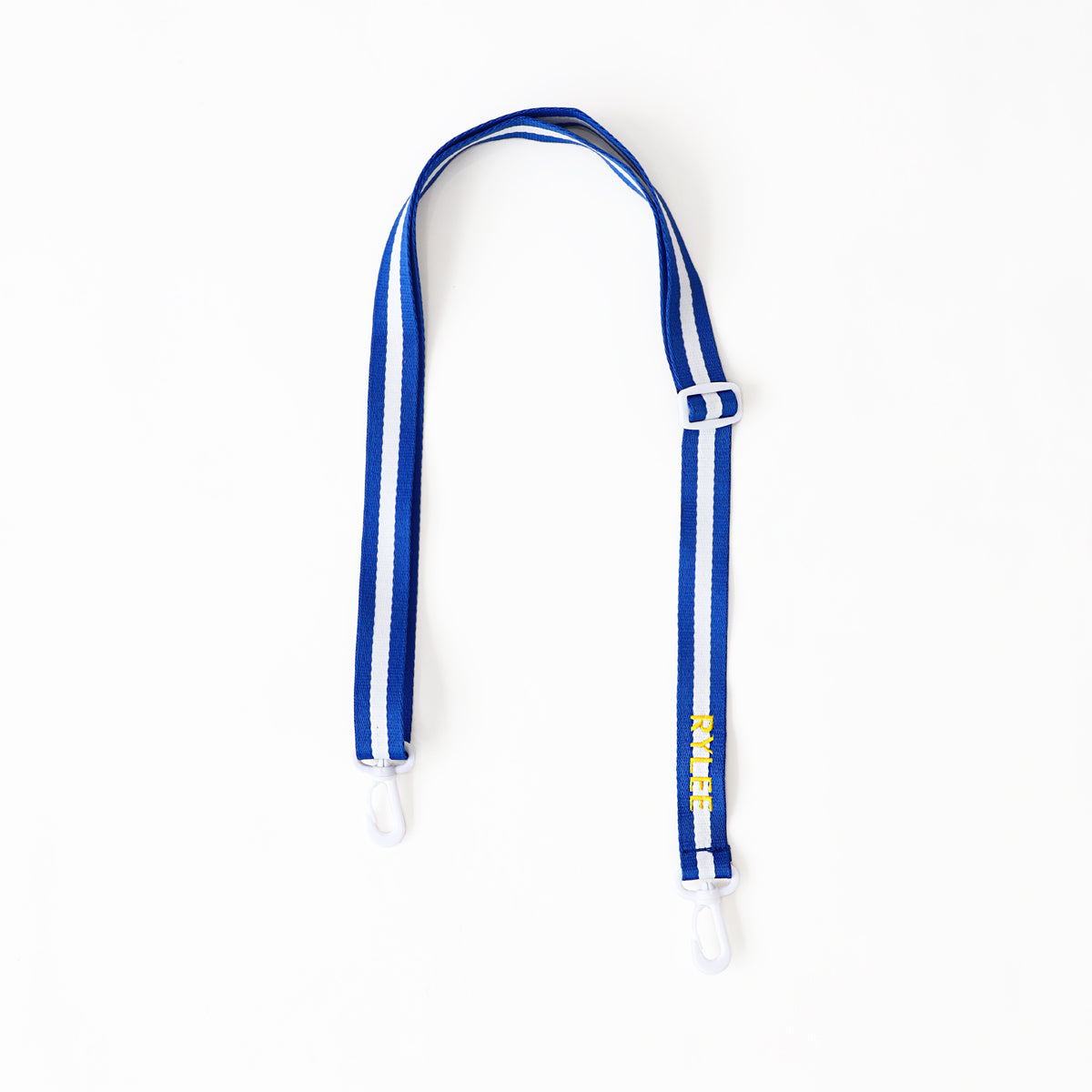 Adjustable Bag Strap in Blue Stripes (Personalisable) by Le Petit Society — image 11