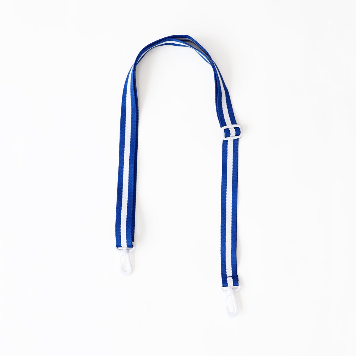 Adjustable Bag Strap in Blue Stripes (Personalisable) by Le Petit Society — image 2