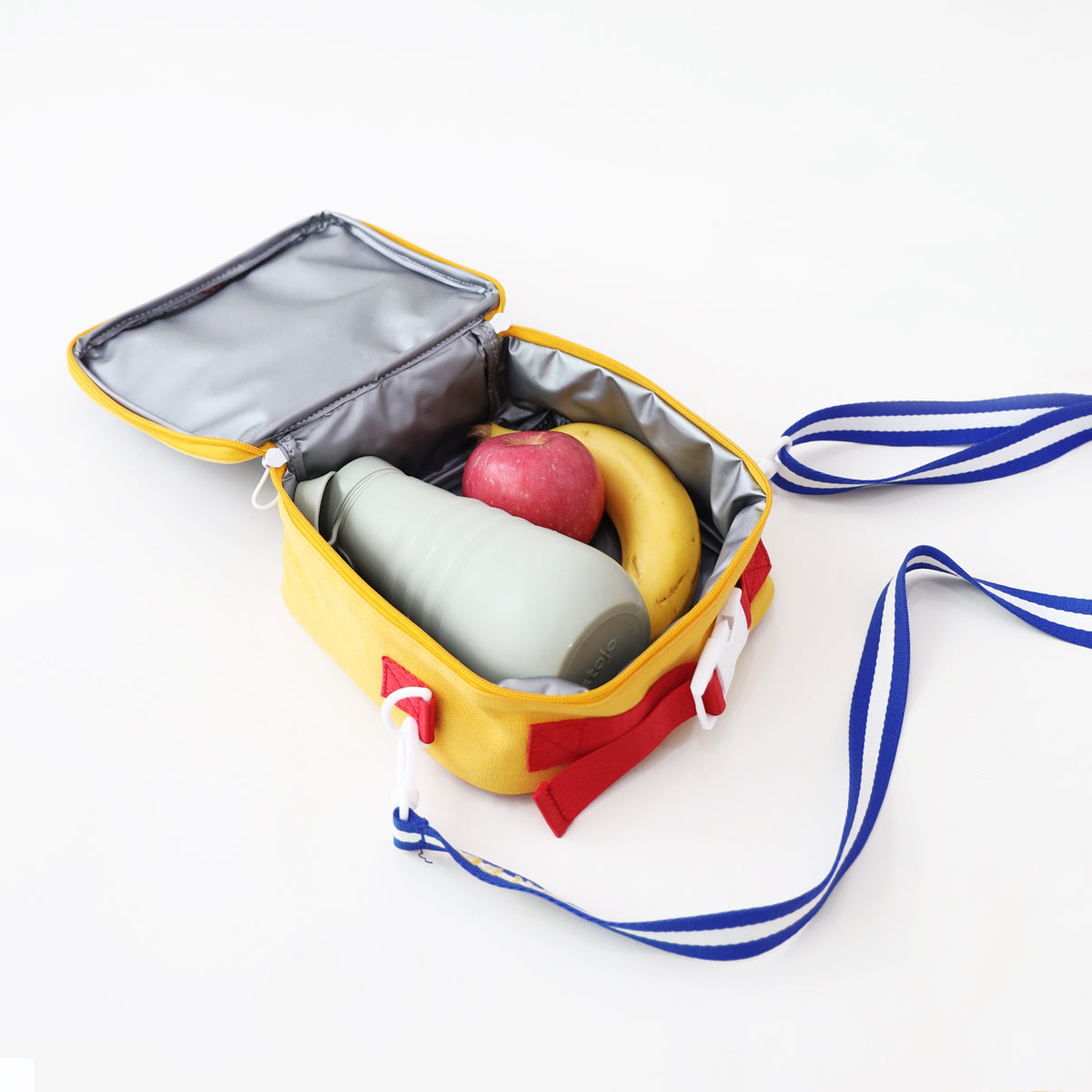Adjustable Bag Strap in Blue Stripes (Personalisable) by Le Petit Society — image 7
