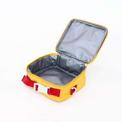 An opened thermal lunch bag from Le Petit Society.