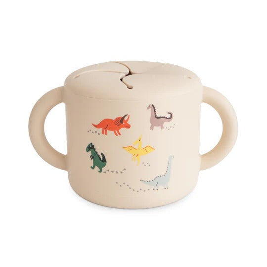 Snack Cup in Dino by Mushie
