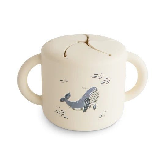 Snack Cup in Whales by Mushie