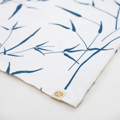 Spring Series - Boys Jersey Shirt in White Bamboo Print by Le Petit Society — image 10