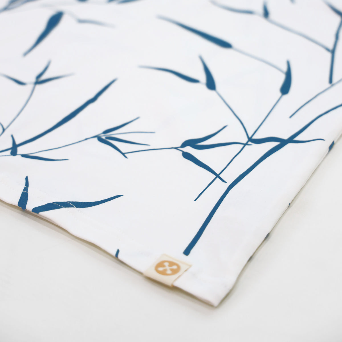 Spring Series - Baby Boy Jersey Romper in White by Le Petit Society — image 6