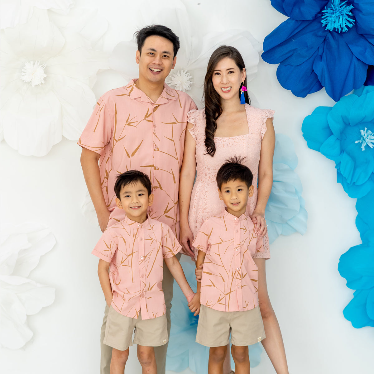 Spring Series - Men's Camp Collar Shirt in Pink - Relaxed Fit by Le Petit Society — image 10