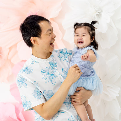 Spring Series - Men's Shirt in White Magnolia - Classic Fit by Le Petit Society — image 6