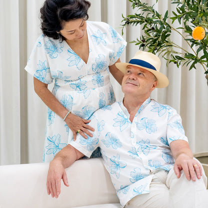 Spring Series - Men's Shirt in White Magnolia - Classic Fit by Le Petit Society — image 9
