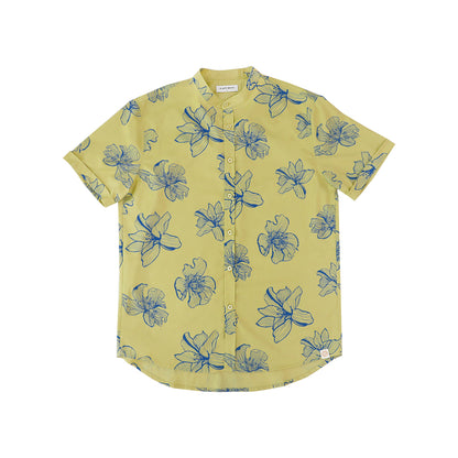 Spring Series - Men's Shirt in Jade Magnolia - Classic Fit by Le Petit Society — image 5