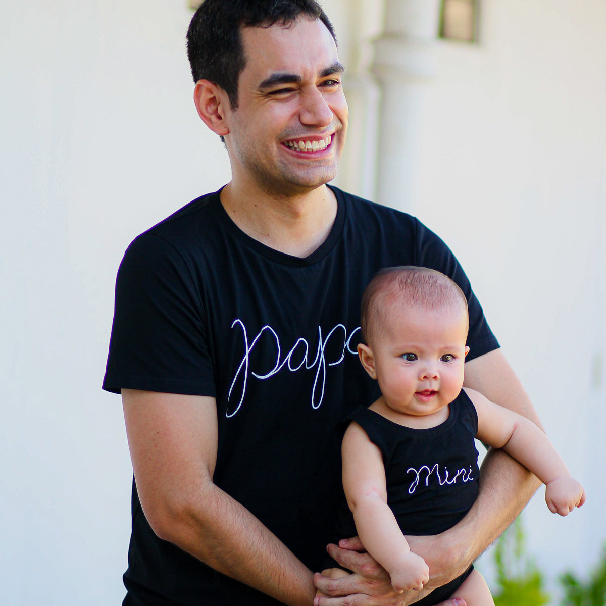 Family Tees - Papa Tee in Black by Le Petit Society — image 11