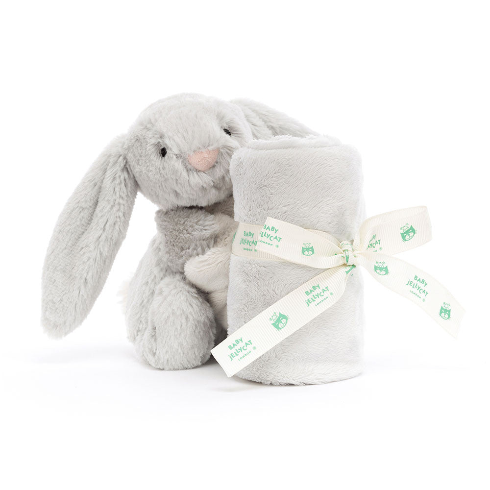 Bashful Silver Bunny Soother by Jellycat