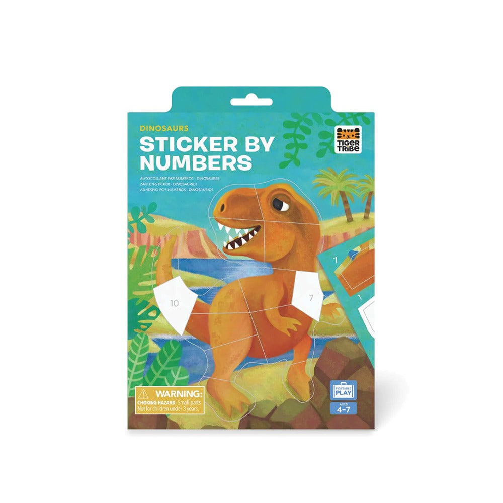 Sticker by Numbers in Dinosaurs by Tiger Tribe