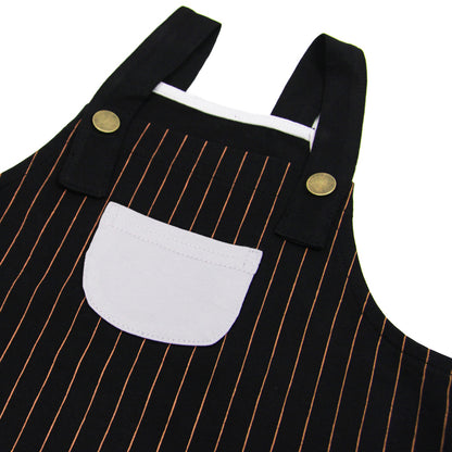 Kids Striped Drop Overalls by Le Petit Society — image 6