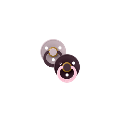 Studio Colour Twin Pack Fusion Pacifier (Dusky Lilac Plum Mix) by BIBS by Le Petit Society — image 2