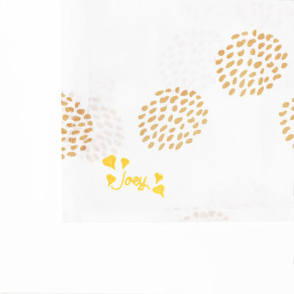 Baby Organic Swaddle in Dandelion Print by Le Petit Society — image 6