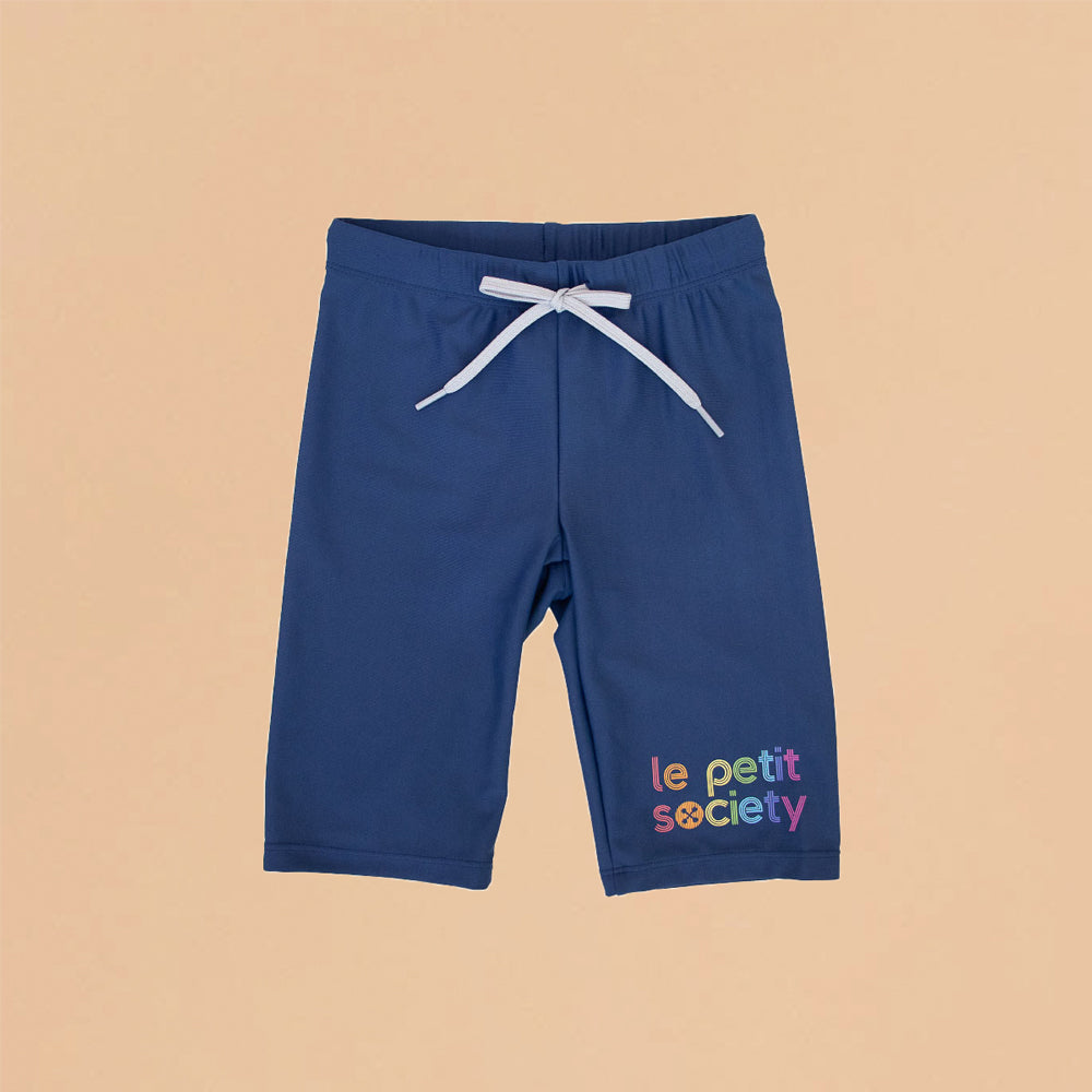 Swim Jammers in Navy by Le Petit Society — image 2