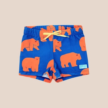Swim Trunks in Bear Print by Le Petit Society — image 2