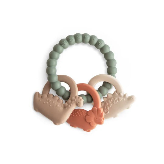 Teething Ring in Dino by Mushie