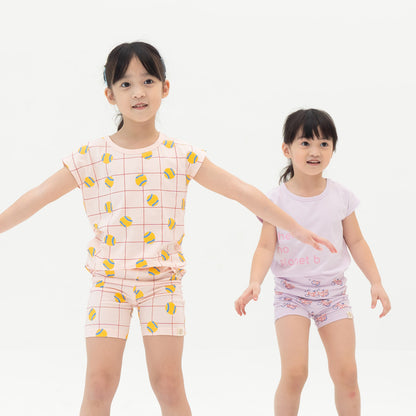 Made For Play - Girls Drop Sleeve Tee in Tennis Print by Le Petit Society