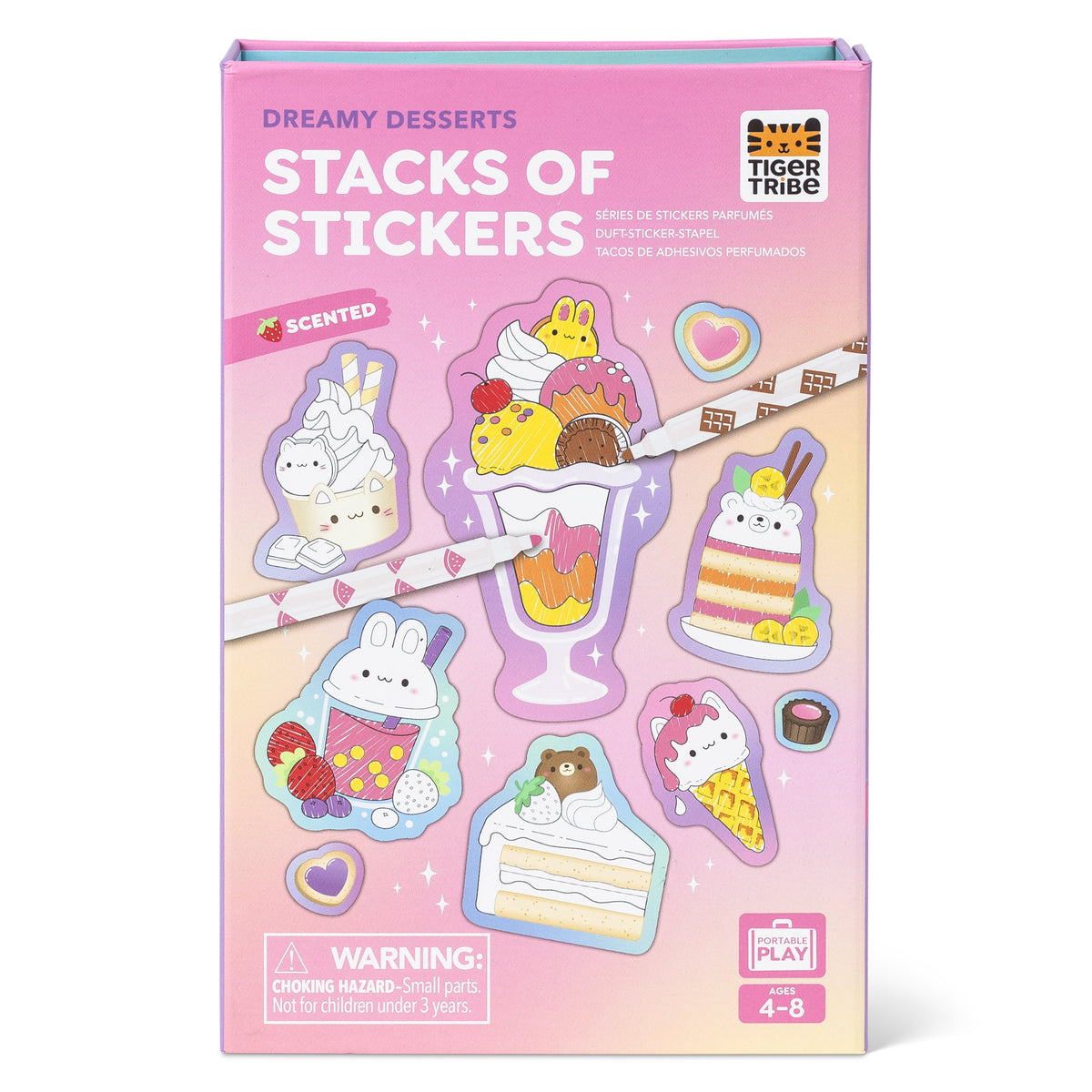 Scented Stacks of Stickers - Dreamy Desserts by Tiger Tribe