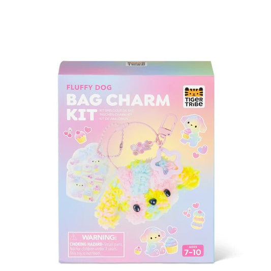 Bag Charm Kit in Fluffy Dog by Tiger Tribe